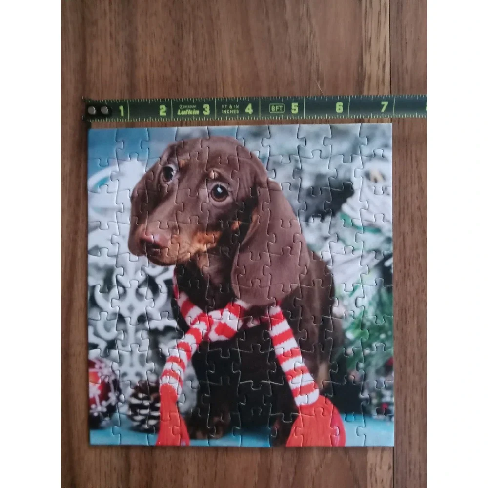 Perfectly Puzzling 100 Piece Christmas Dog Jigsaw Puzzle